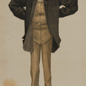 Joseph Cowen Op Een Spotprent Uit 1872.
