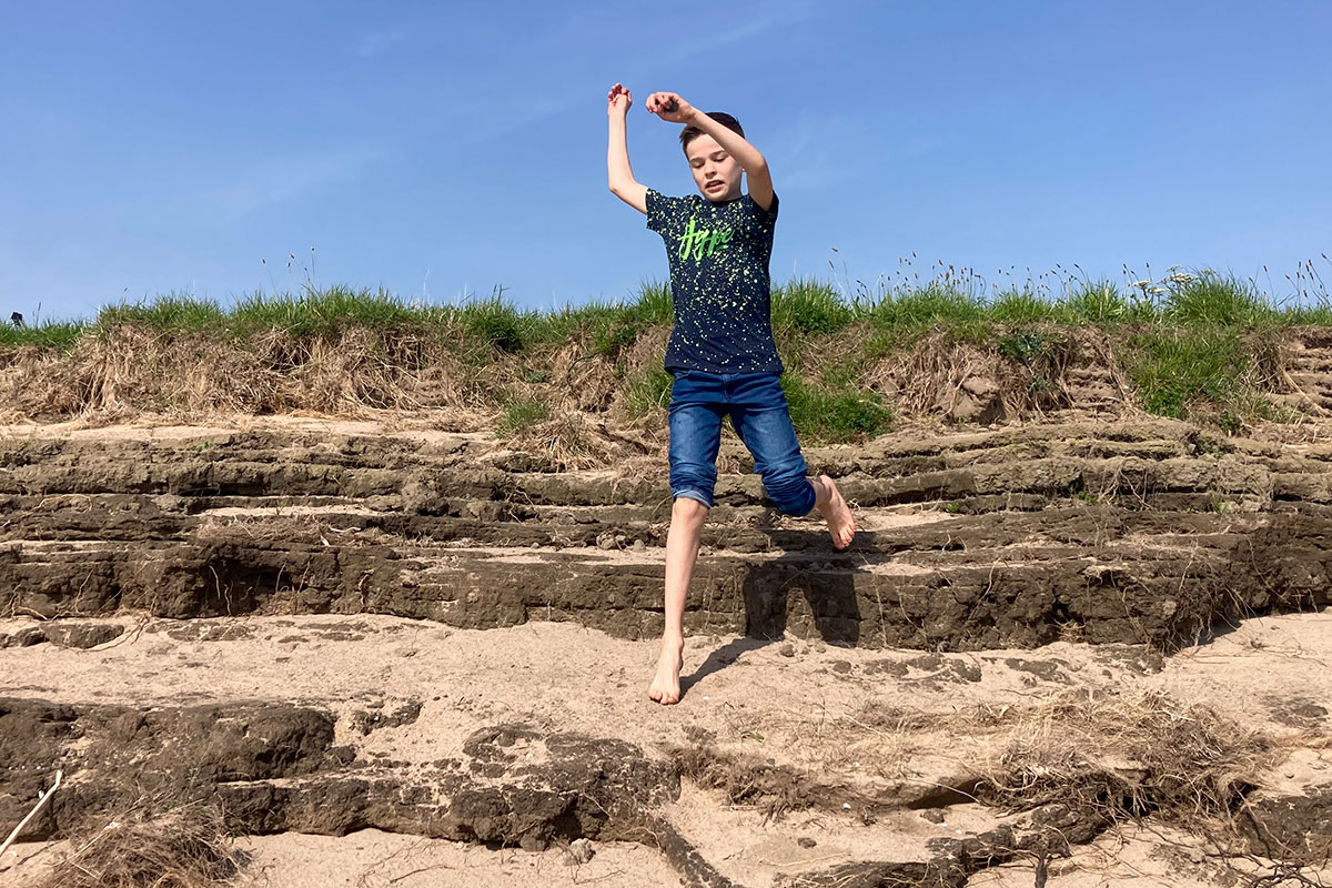 Struinen over het Waalstrand voor kinderen